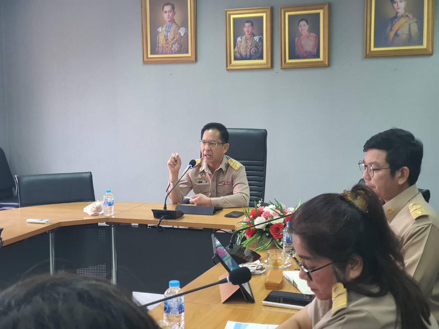 ประชุมติดตามงานก่อสร้างประจำเดือนมกราคม 2568