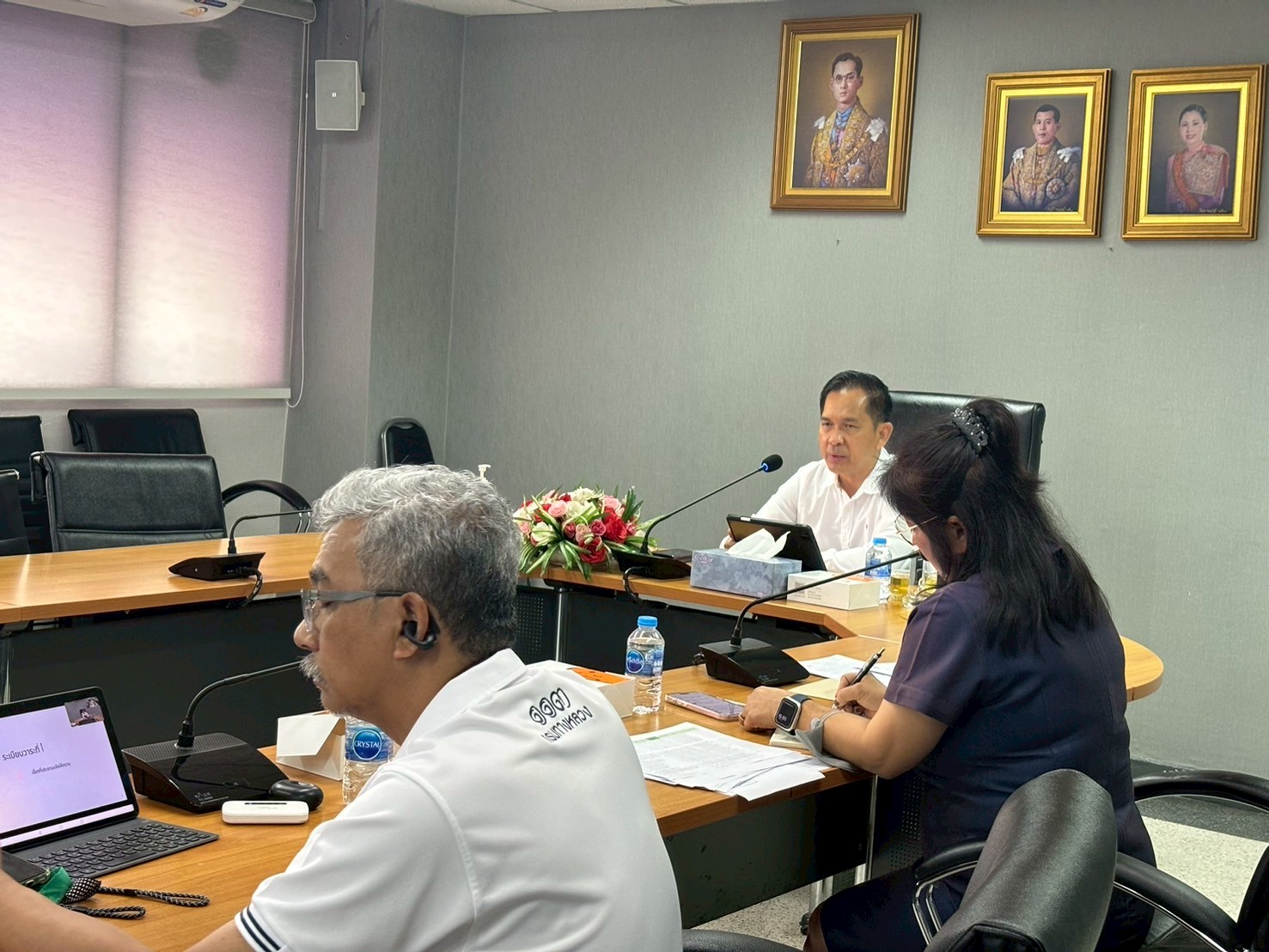 ประชุมติดตามงานก่อสร้างประจำเดือน เมษายน 2568